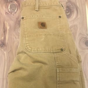 Carhartt Duck Double Knee Work Dungaree 32x32